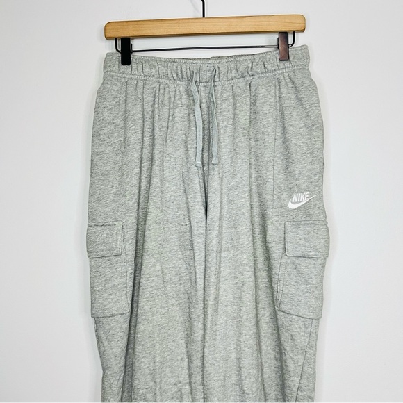 Nike Sportswear Gray French Terry Cargo Sweatpants Small - Picture 3 of 6